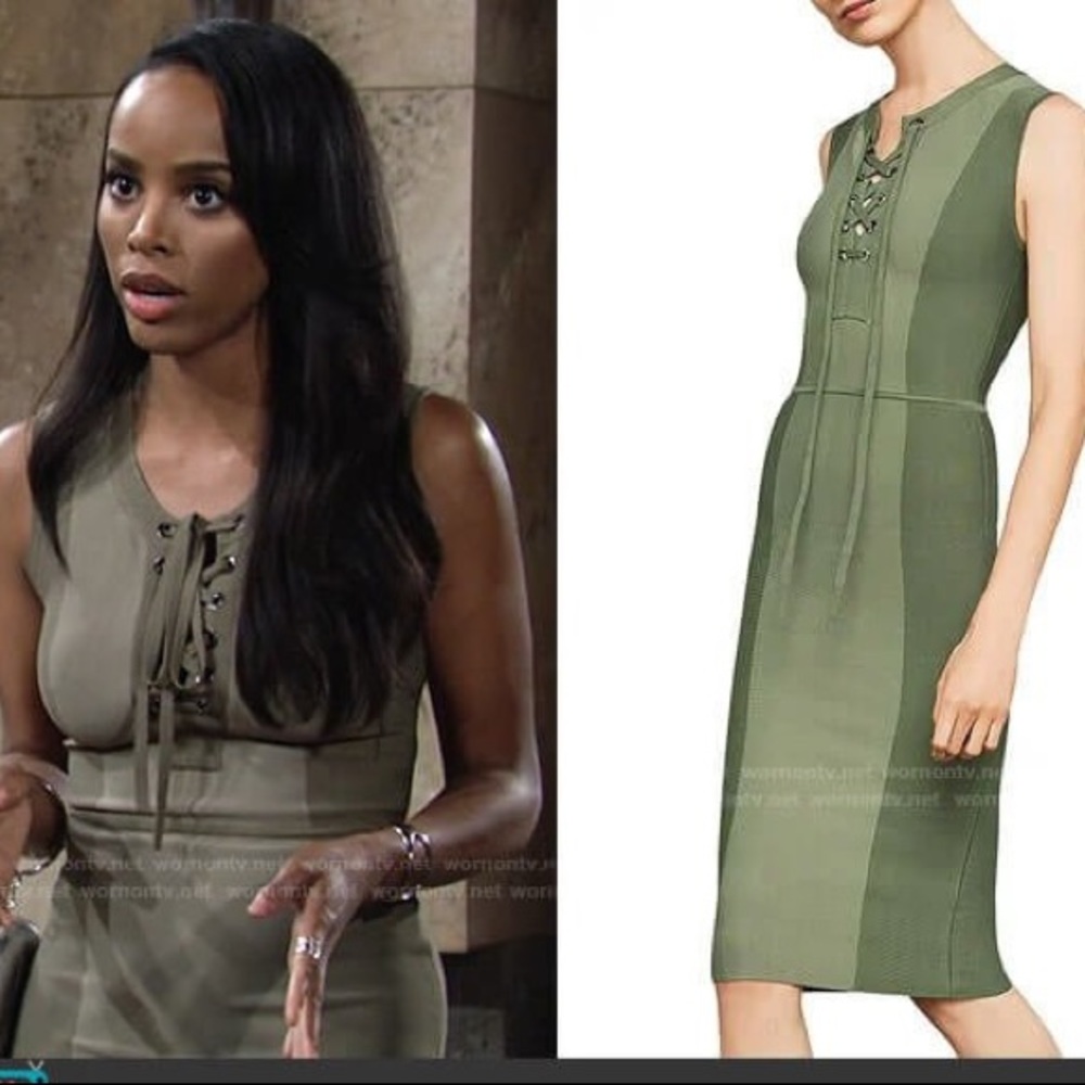 BCBGMAXAZRIA® Bodycon Fitted Dress - Picture 1 of 13